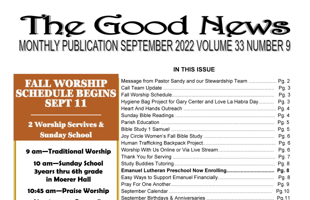 The Good News: September 2022