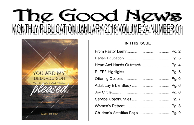 The Good News: January 2018
