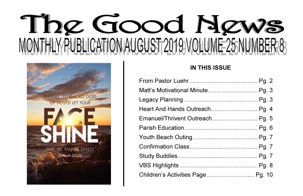 The Good News: August 2019