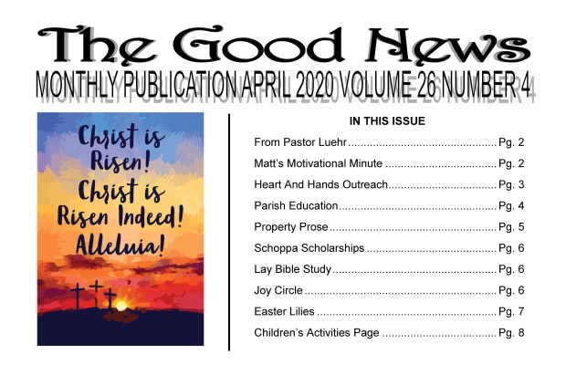 The Good News: April 2020