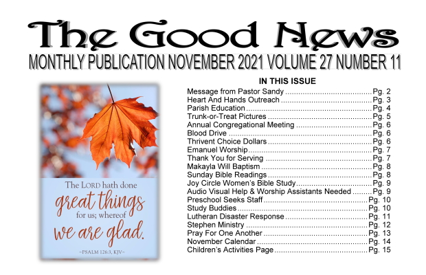 The Good News: November 2021