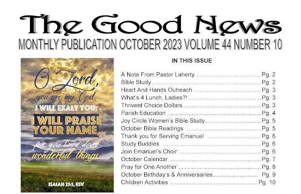 The Good News: October 2023