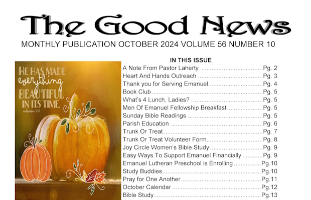 The Good News: October 2024