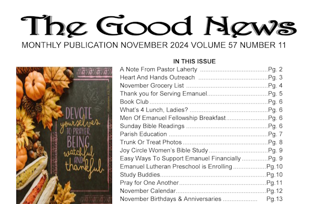 The Good News: November 2024