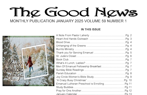 The Good News: January 2025