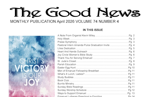 The Good News: April 2026
